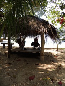 Relaxing on Pulau Tiga