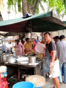 Banana fritter stall