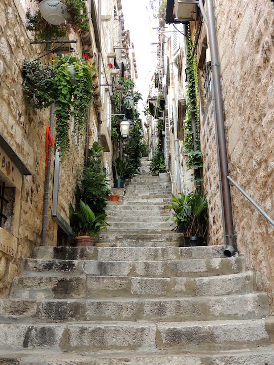Dubrovnik old town steps