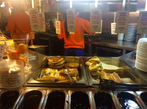 Pancake self serve at Šefpavārs Vilhelms, Old Town, Riga