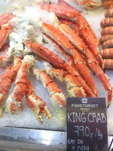 Expensive king crab, Bergen Fish Market