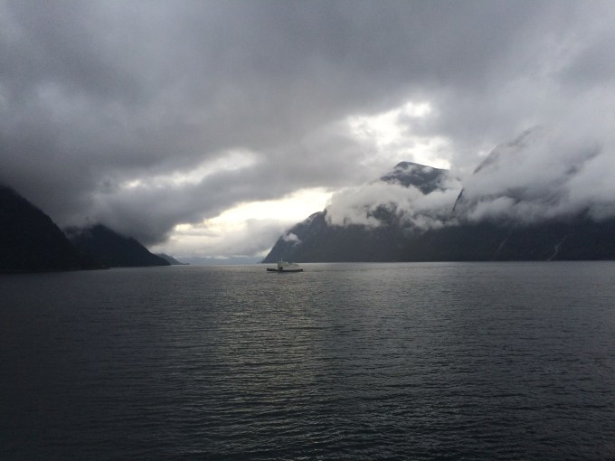 Rain has clear on Nærøyfjord