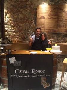 Fresh oysters from Ostras Ronoe