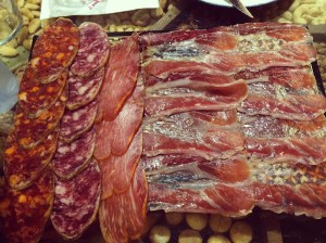 Cured meats at La Cepa, San Sebastian
