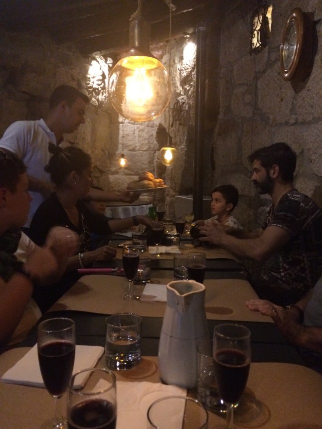 Being served Sandes Terylene at Flor dos Congregados