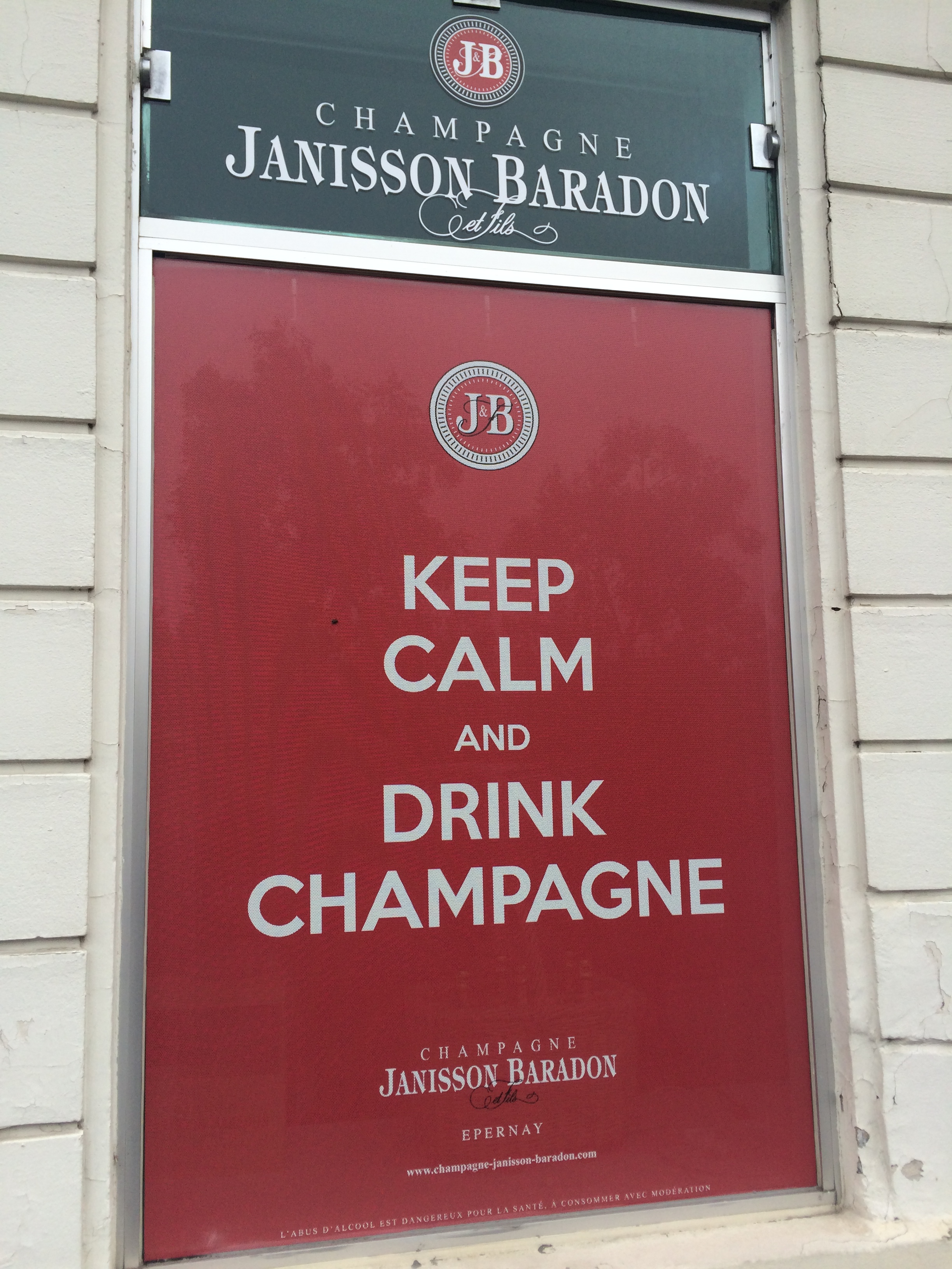 Keep calm and drink champagne!