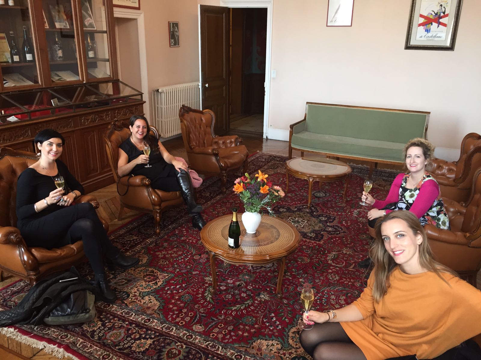 Private VIP tasting room at de Castellane