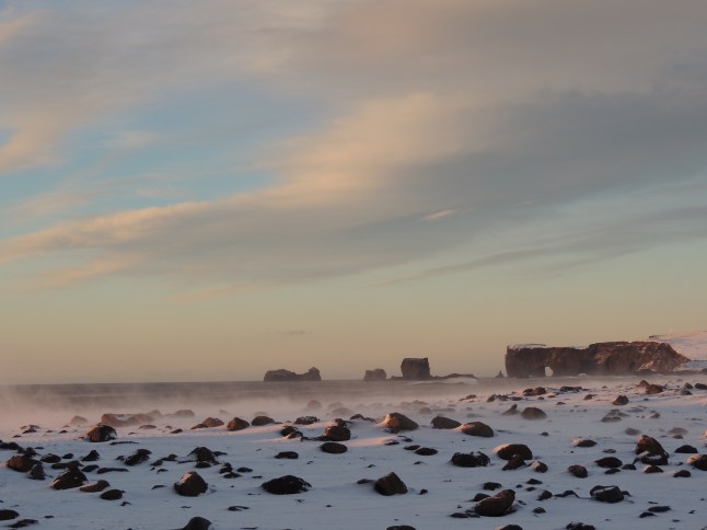 Taken from the Black Sand Beach, Vik