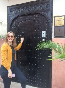 Palias Calipau door, Marrakech