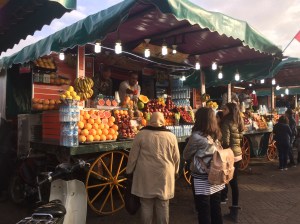 Orange juice stands, Jemaa el-Fnaa, Marrakech