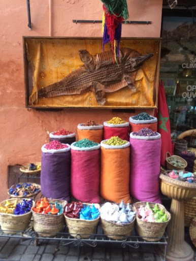 Colourful dyes, Medina, Marrakech