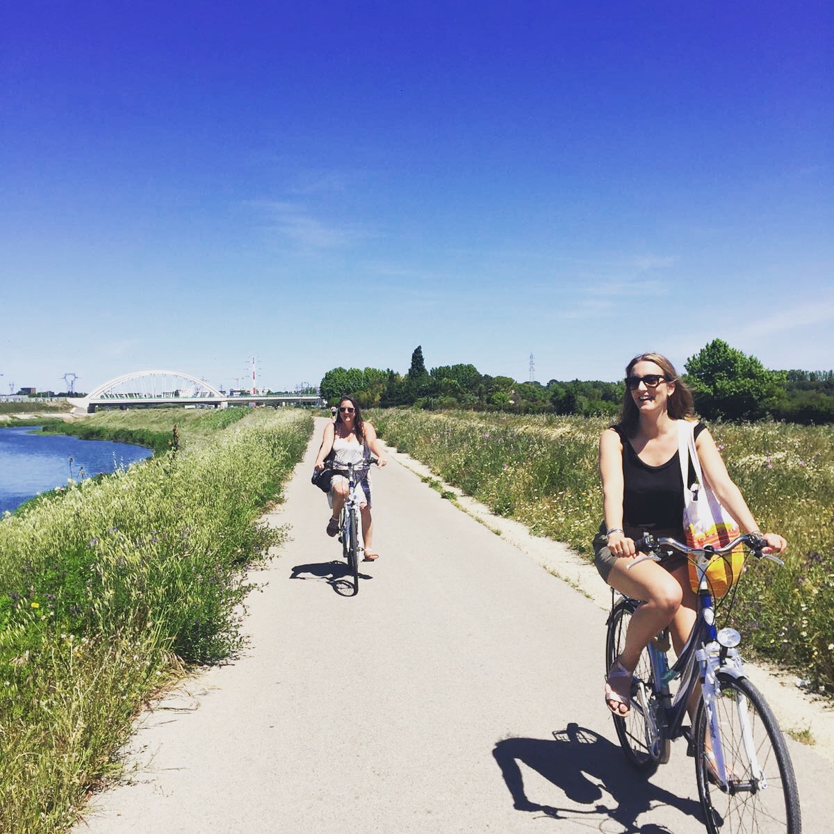 Cycling to Palavas-les-Flots