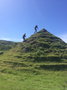 Cone-hill top climbing, Fairy Glen
