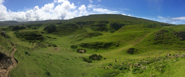Fairy Glen landscape, Isle of Skye