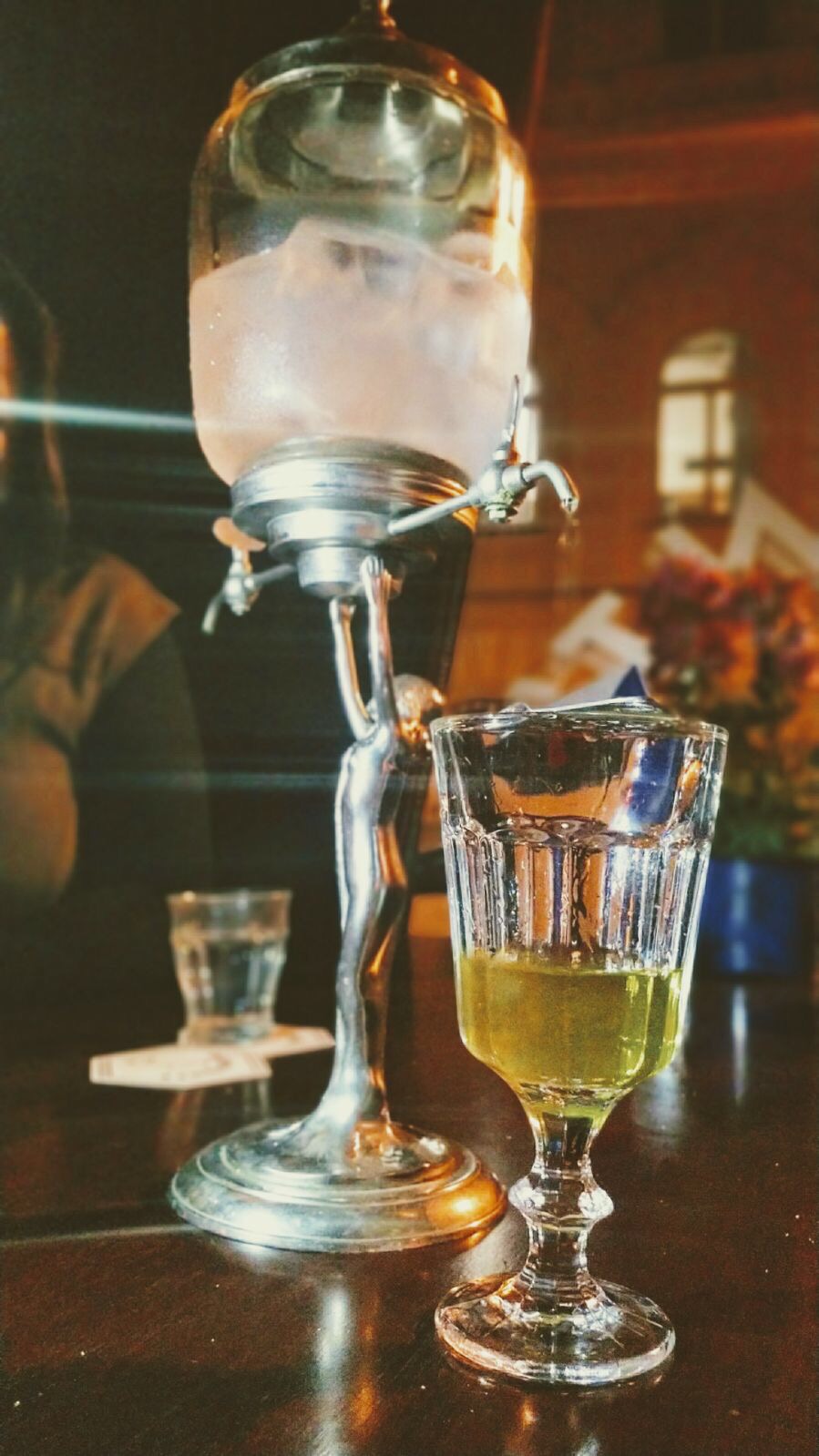 Absinthe served at BonVivant, Prague