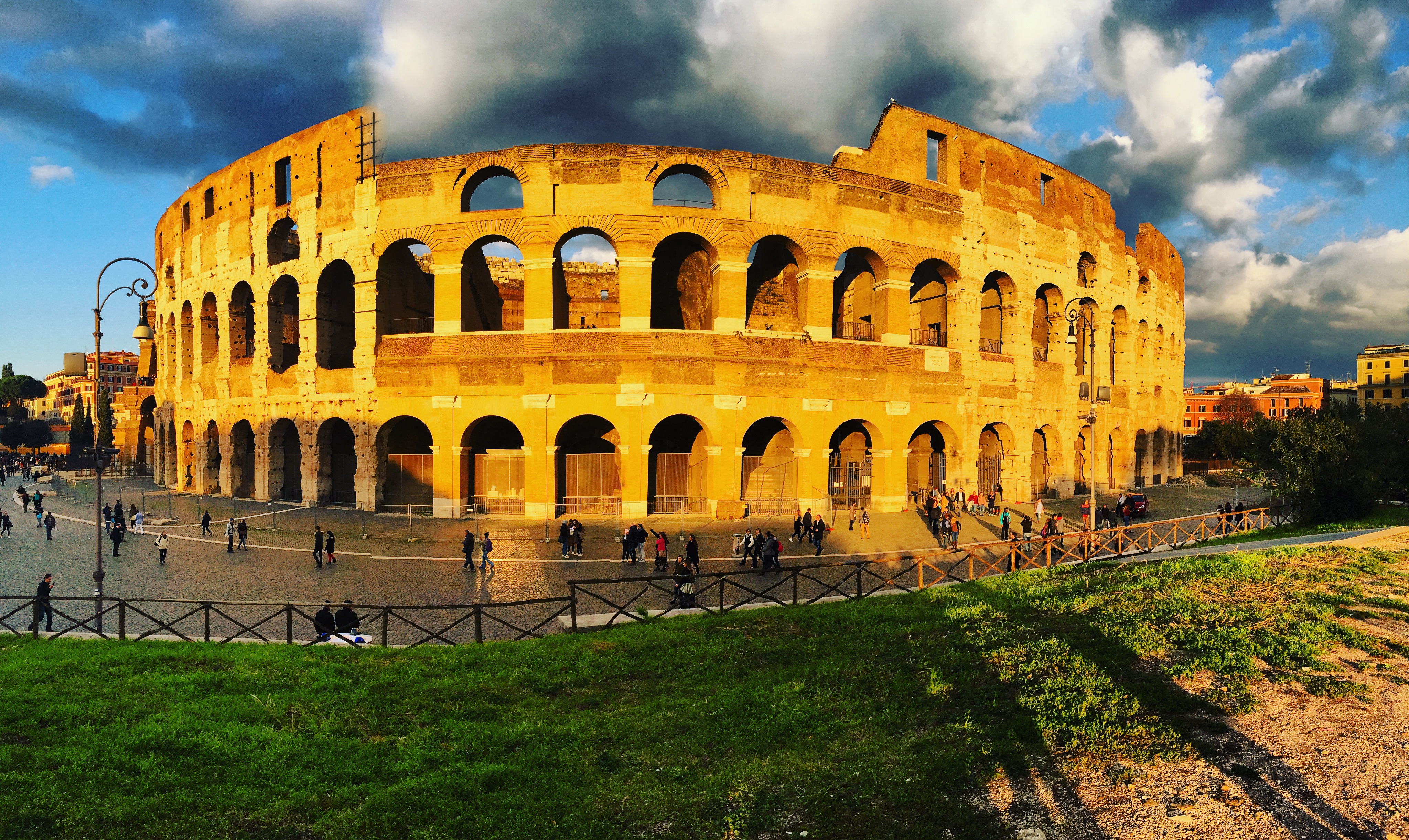 Coliseum at sunset