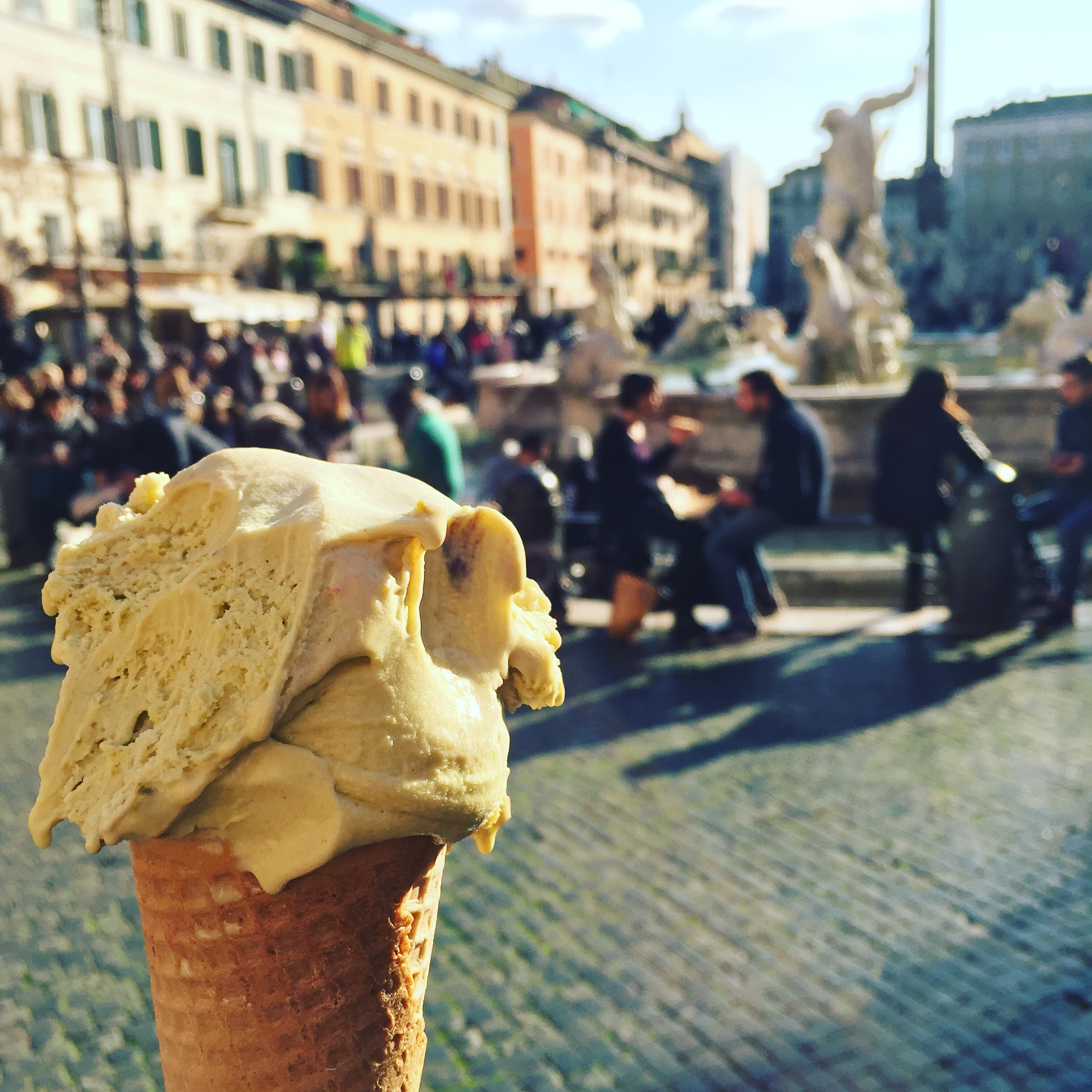 Gelato in Pizza Navona