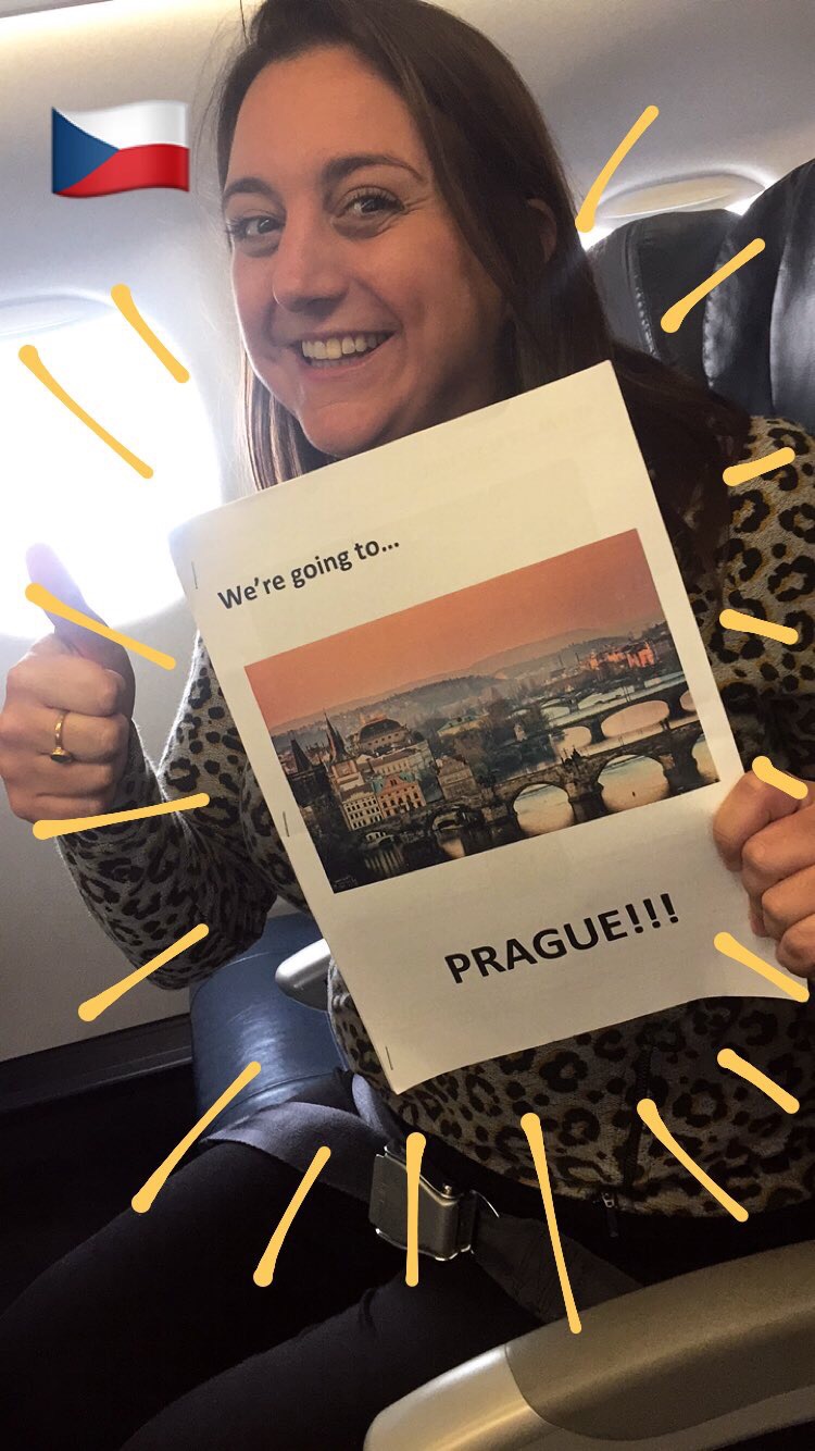 We're going to Prague!