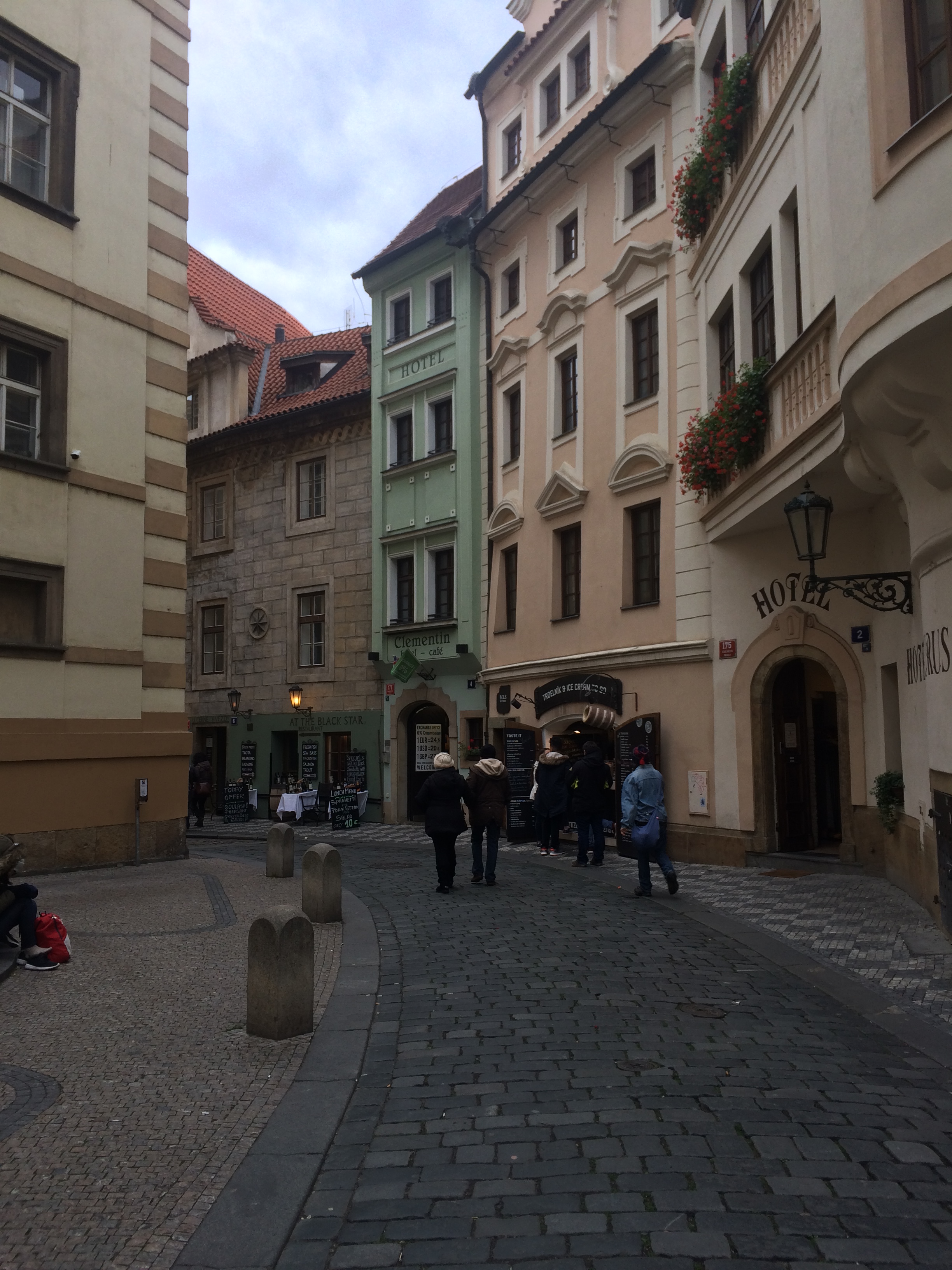 Pastel streets of Prague