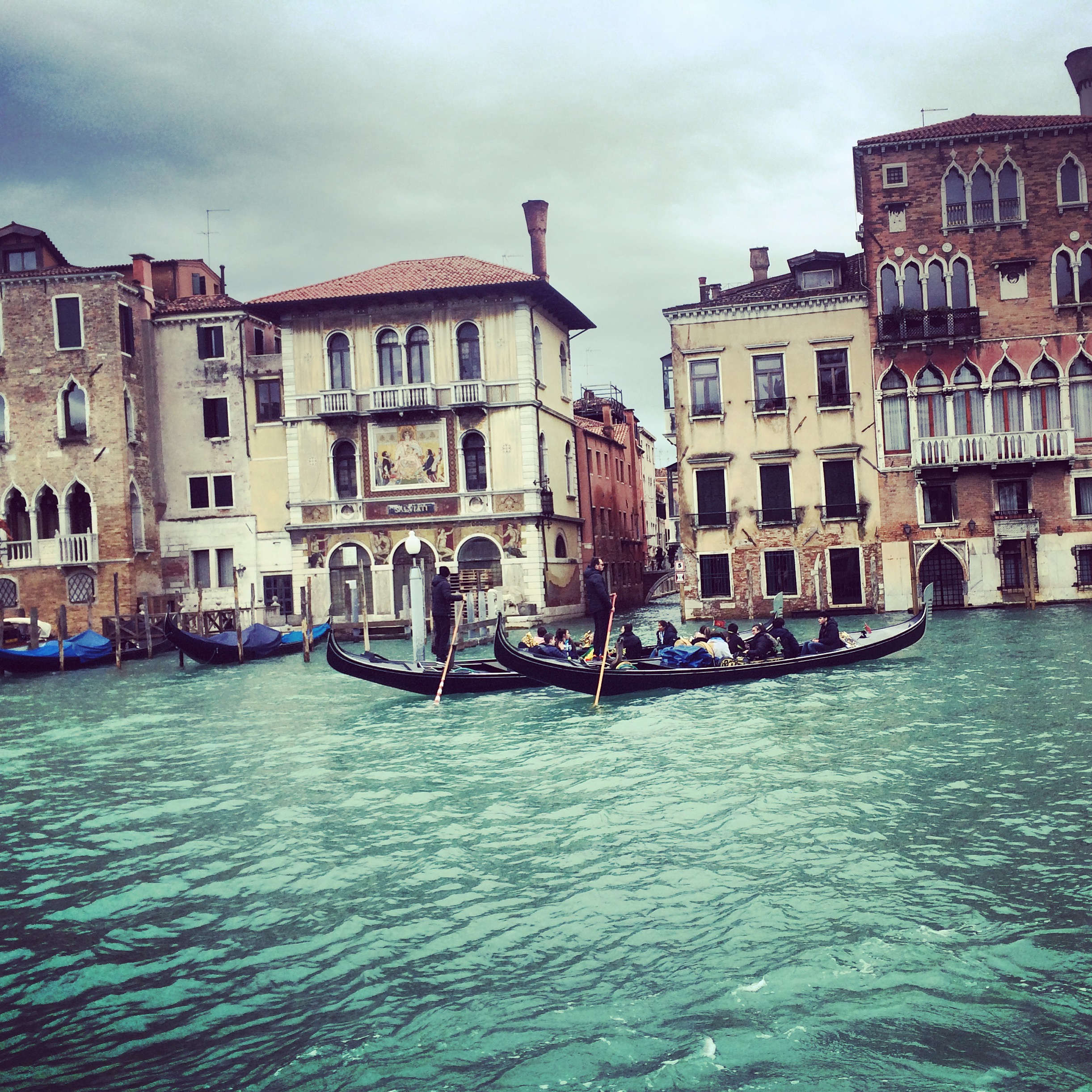 Gondola in the Grand Canal, Venice