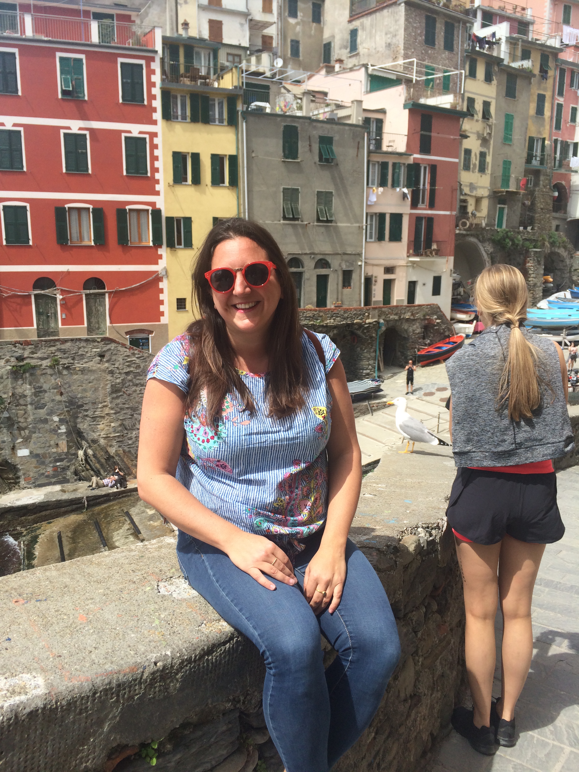 Lisa Vecchio in Riomaggiore