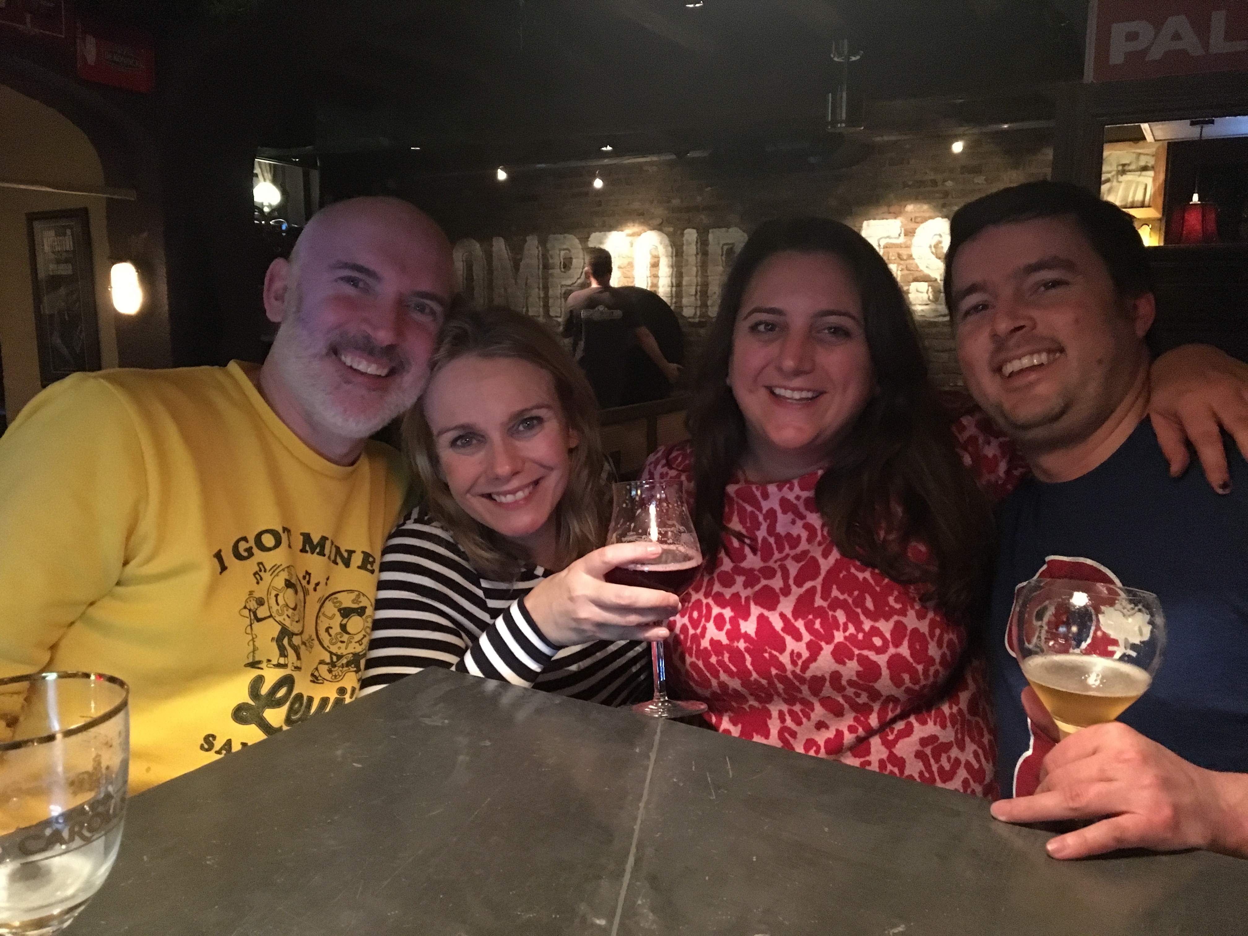 With friends at BAR”N