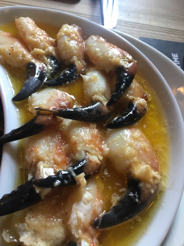 Garlic Crab Claws, Moran's Oyster Cottage