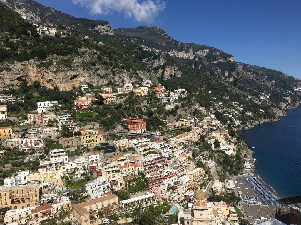 Positano from above