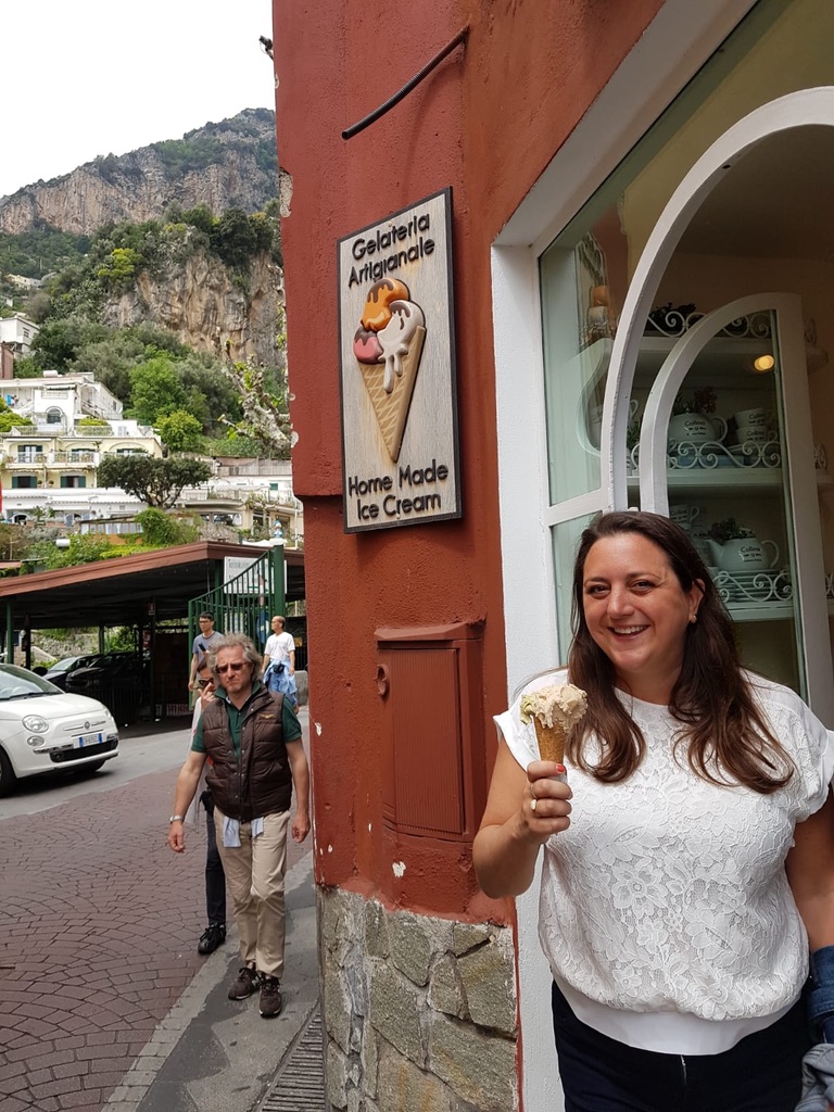 Gelato in Positano