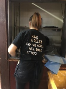 Have a pizza and the world will smile at you, Da Franco