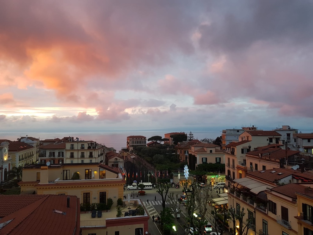 Sunset at Sky Bar, Hotel Plaza, Sorrento