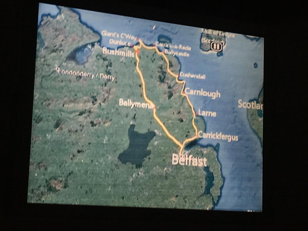 Giant's Causeway Tour Route