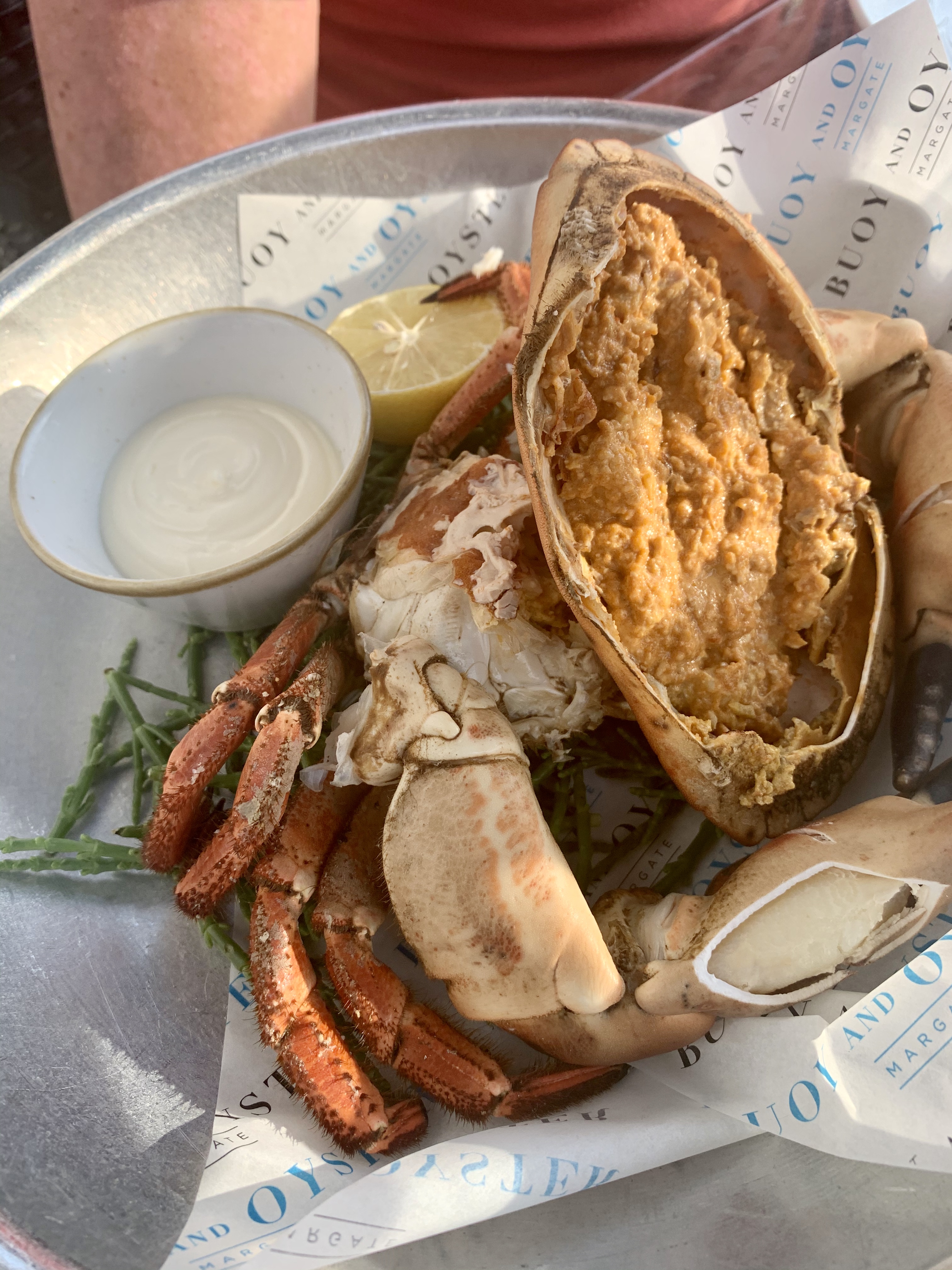 Fresh crab, Buoy and Oyster, Margate