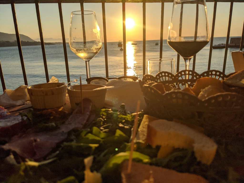 Sunset, Enoteca le Petit Tonneau, Cefalu