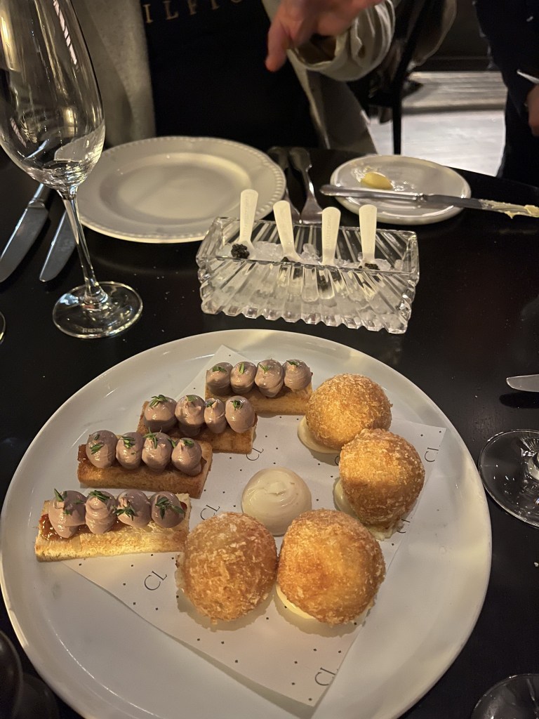 Chicken liver parfait, Chancery Lane, Melbourne