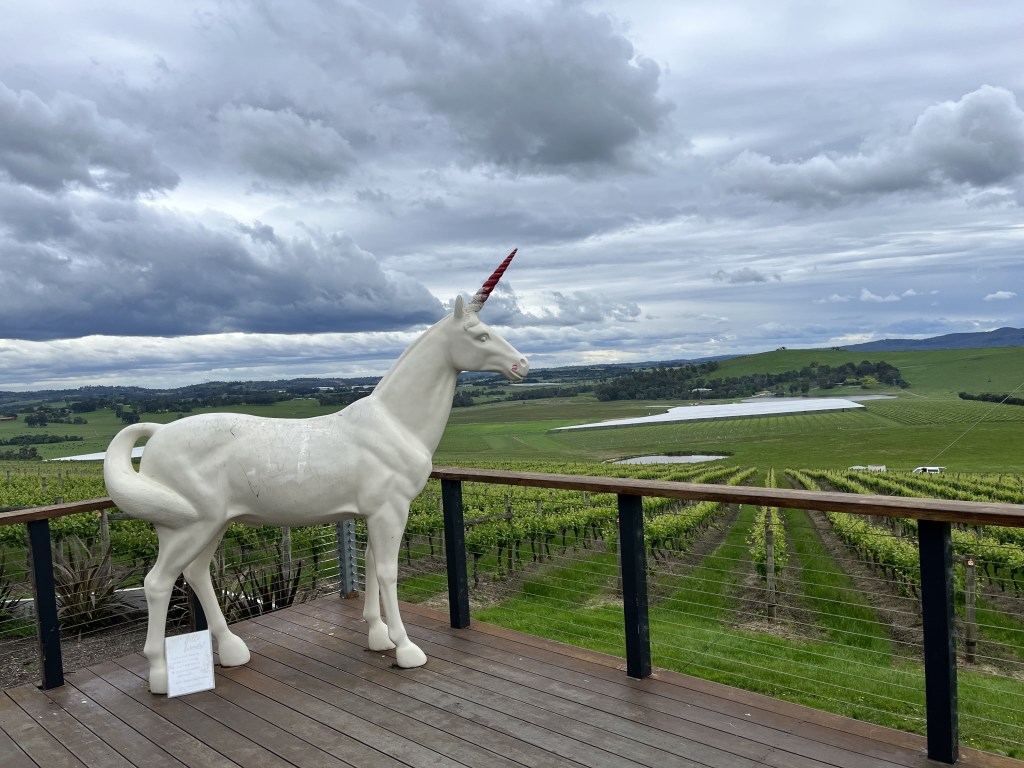 Unicorn at Helen & Joey's, Yarra Valley