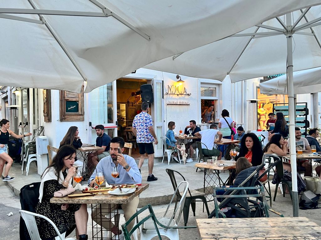 Apertivo at Ni Mia, San Vito lo Capo