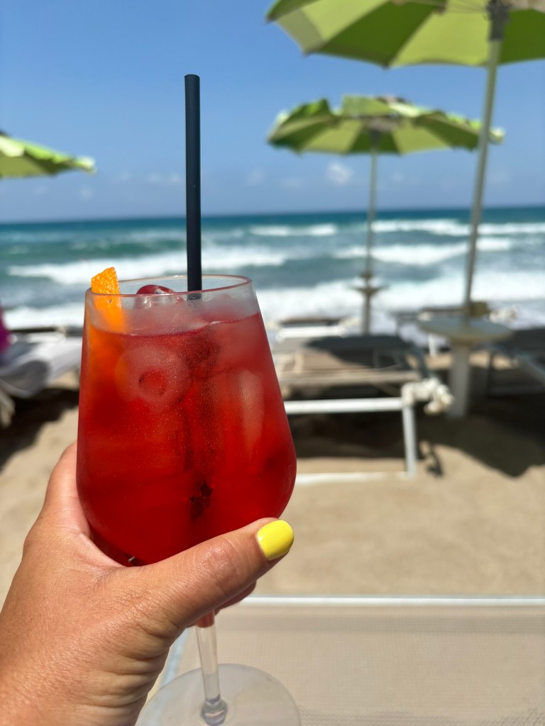 Sprtiz at Lido Pura Vida